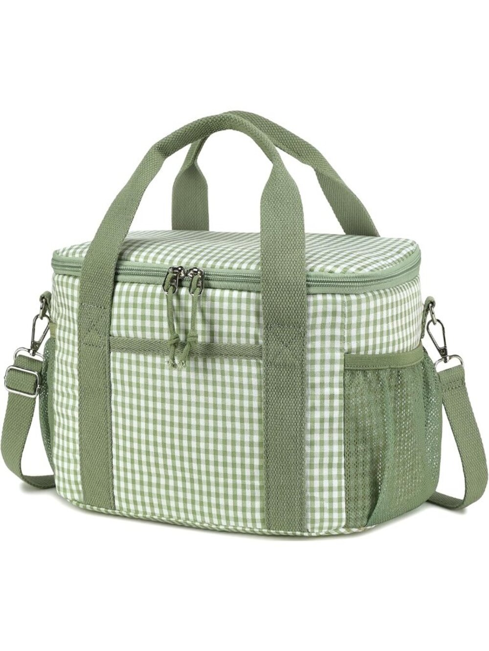 Stylish Insulated Lunch Bag for Women, Large Capacity Cooler Tote, Leak-Proof
